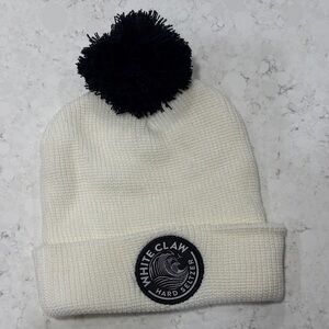 Women's Beanie with Black Pom
